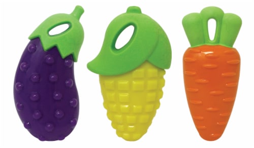Multipet Harvest Vegetable Dog Toy Perspective: front