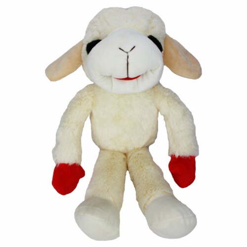 Lamb Chop Floppy Dog Toy Perspective: front