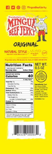 Mingua Mild Jerky Strip Perspective: front