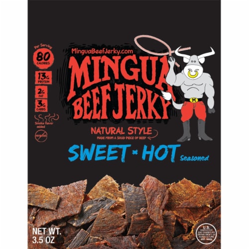 Mingua Sweet and Hot Jerky Perspective: front