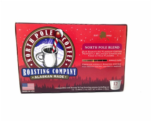 North Pole Coffee North Pole Blend Medium Roast Coffee Pods Perspective: front