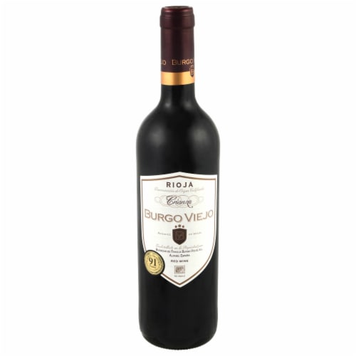 Crianza Burgo Viejo Rioja Spanish Red Wine Perspective: front