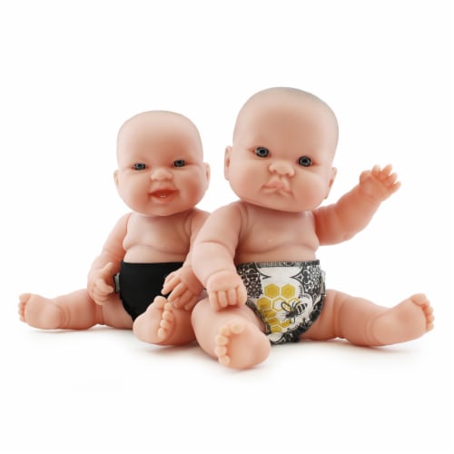 Kanga Care Rumparooz Doll Diaper Set - Unity & Phantom Perspective: front