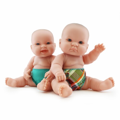 Kanga Care Rumparooz Doll Diaper Set - Quinn & Peacock Perspective: front