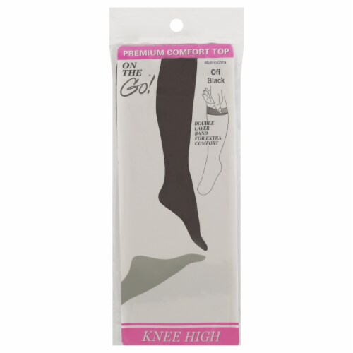 On The Go Knee High - Off Black Perspective: front