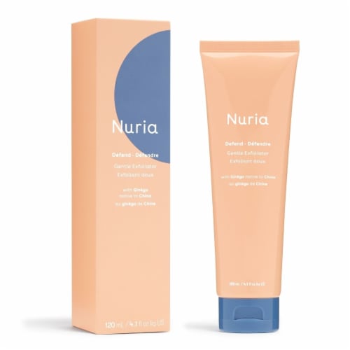Nuria - Defend Face Exfoliator, Face Exfoliating Scrub Without Microbeads, Skin Care Perspective: front