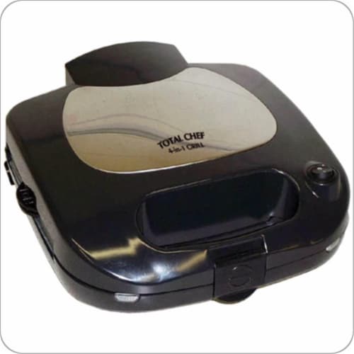 Total Chef TCG08 4-in-1 Grill, Black