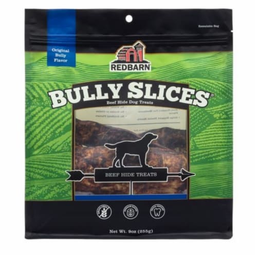 Red Barn® Bully Slices® Beef Dog Chews Perspective: front