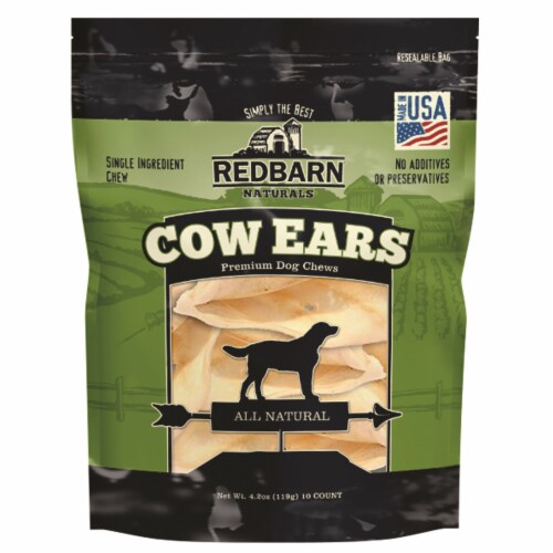 Red Barn® Cows Ears Premium Dog Chews Perspective: front
