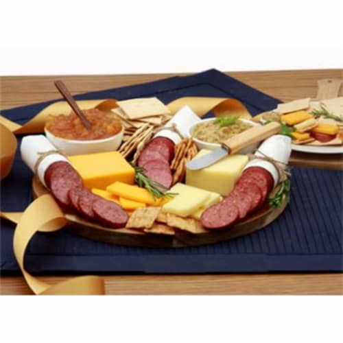 Classic Epicurean Meat & Cheese Charcuterie Board - meat and cheese gift baskets Perspective: front