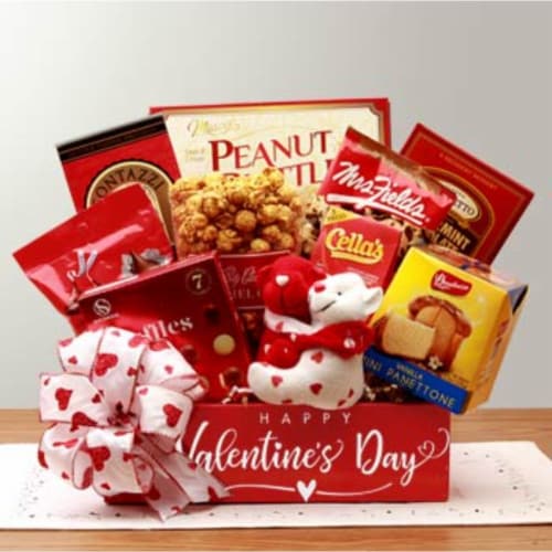 A Little Monkey Business Kids Valentines Basket