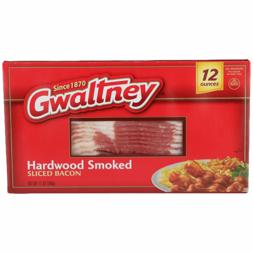 Gwaltney® Hardwood Smoked Sliced Bacon Perspective: front
