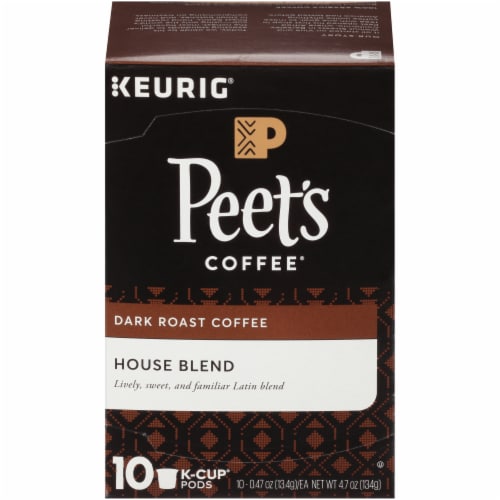 Peet's® House Blend Dark Roast K-Cup Coffee Pods Perspective: front