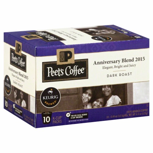 Peet's Coffee® Anniversary Blend KCup Coffee Pods, 10 ct Foods Co.