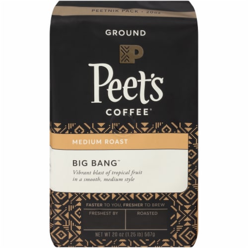 Peet's Coffee Big Bang Medium Roast Ground Coffee Perspective: front