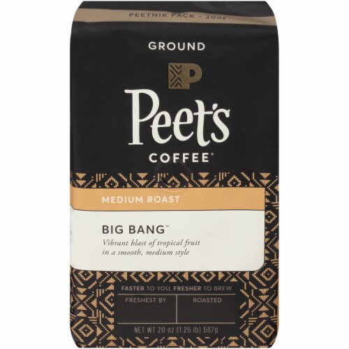 Peet's Coffee Big Bang Medium Roast Ground Coffee Perspective: front