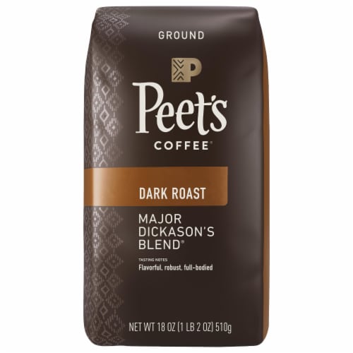 Peet's® Major Dickason's Blend® Dark Roast Ground Coffee Perspective: front