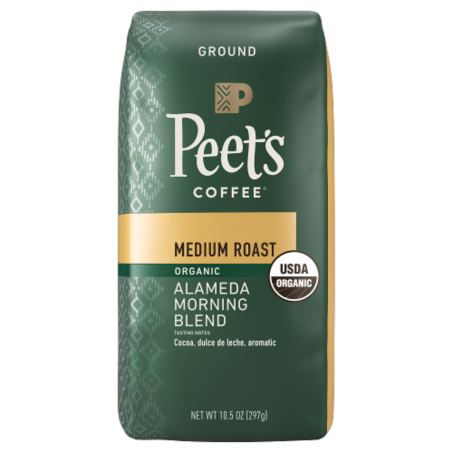Peet's Coffee® Alameda Morning Blend Medium Roast Organic Ground Coffee Perspective: front