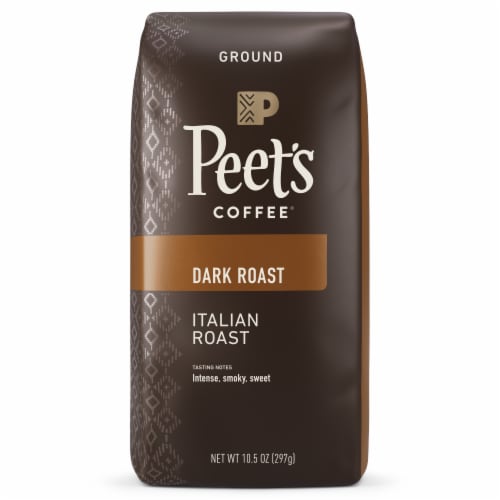 Peet's® Italian Roast Dark Roast Ground Coffee Perspective: front