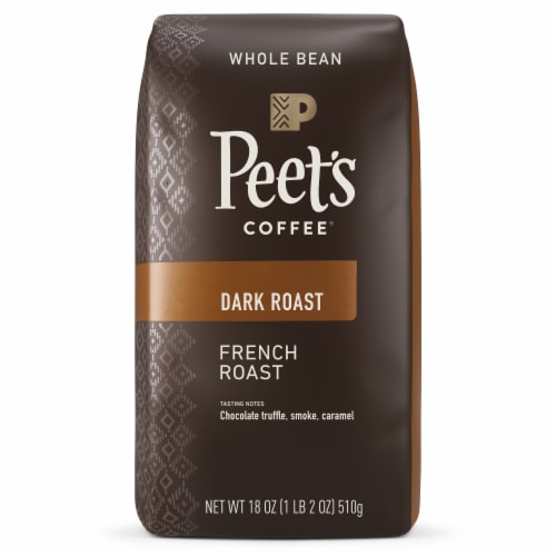 Peet's Coffee® French Roast Dark Roast Whole Bean Coffee Perspective: front