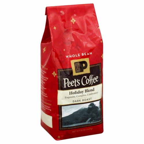 Peet's Holiday Blend Dark Roast Whole Bean Coffee, 12 oz - Kroger