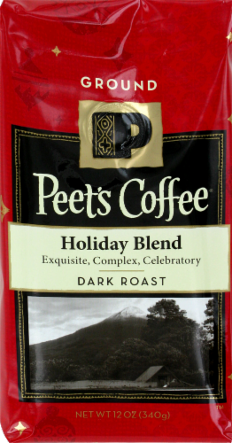 Peet's Holiday Blend Dark Roast Ground Coffee, 12 oz - Kroger