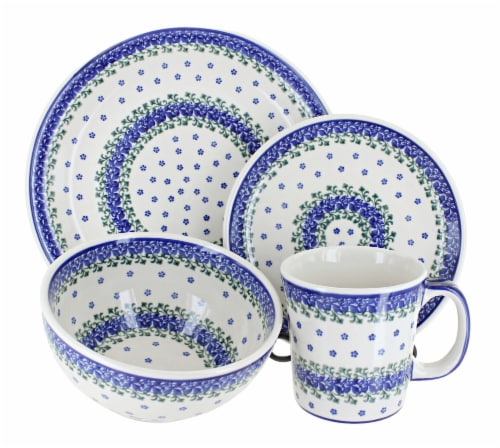 Blue Rose Polish Pottery