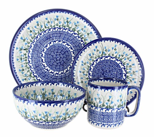 Blue Rose Polish Pottery