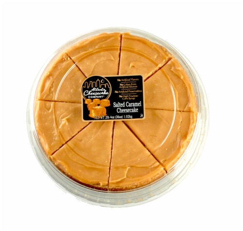 Atlanta Cheesecake Company® Salted Caramel Cheesecake Perspective: front