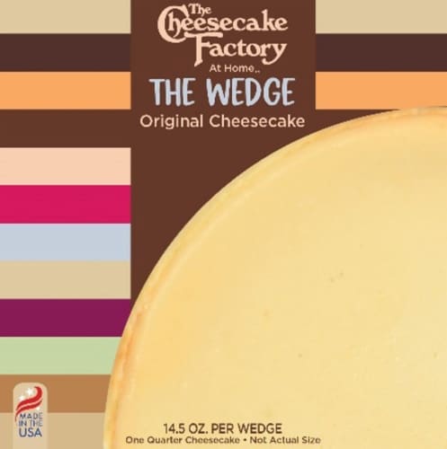 The Cheesecake Factory Original Cheesecake Wedge Perspective: front
