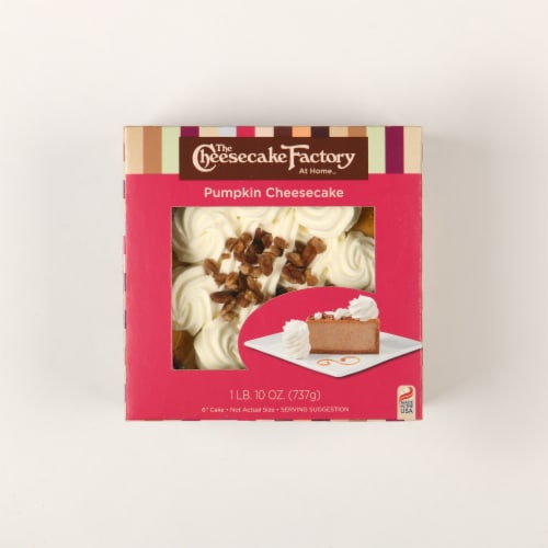 The Cheesecake Factory Pumpkin Cheesecake Perspective: front