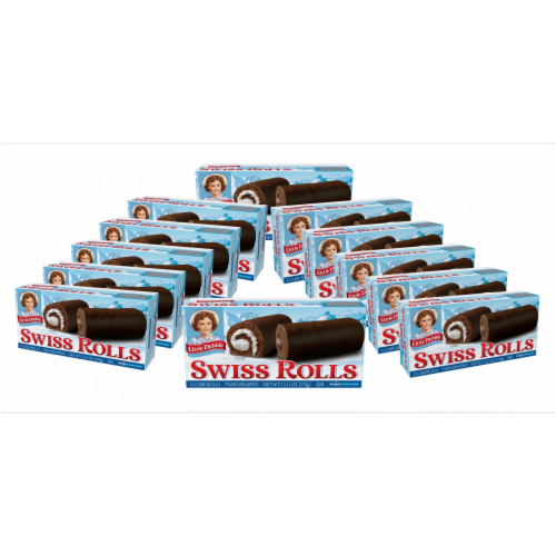 Little Debbie Swiss Rolls, 12 Boxes, 72 Chocolate Cake Rolls Layered With Crème Perspective: front