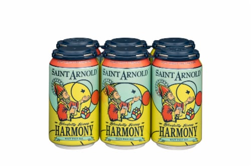 Saint Arnold® Harmony Hazy Pale Ale Beer Perspective: front