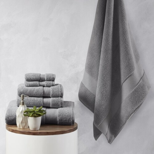 16X30 Charcoal Grey Hand Towels Premium 100% cotton