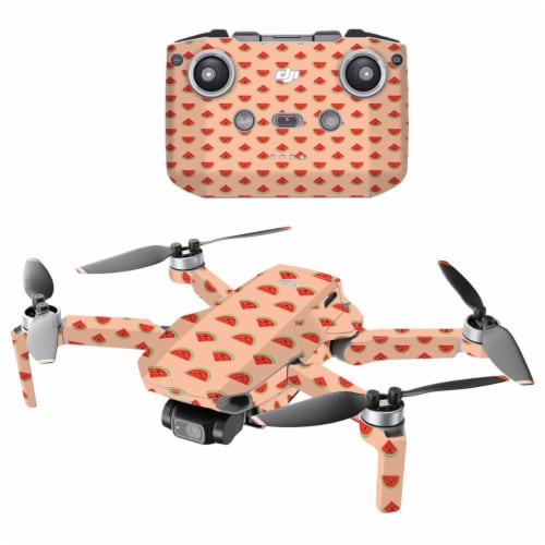 MightySkins DJMAVMIN2021-Sweet Watermelons Compatible with DJI Mini 2 Portable Drone - Sweet Perspective: front
