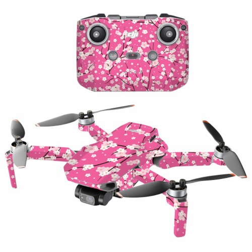 MightySkins DJMAVMIN2021-Sakura Pink Compatible with DJI Mini 2 Portable Drone - Sakura Pink Perspective: front