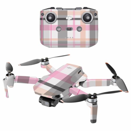 MightySkins DJMAVMIN2021-Plaid Compatible with DJI Mini 2 Portable Drone - Plaid Perspective: front