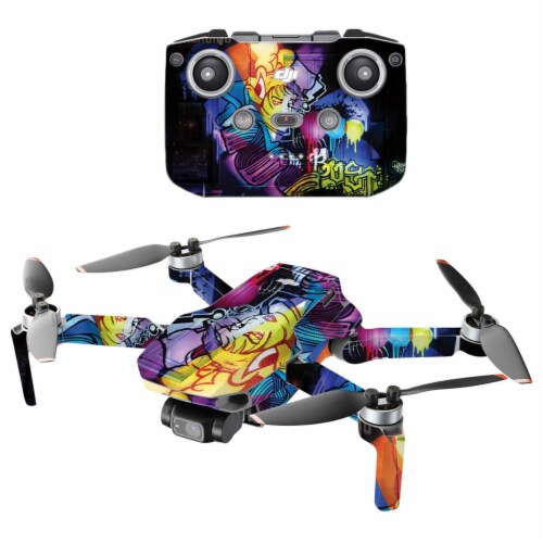 MightySkins DJMAVMIN2021-Midnight Mischief Compatible with DJI Mini 2 Portable Drone - Midnig Perspective: front