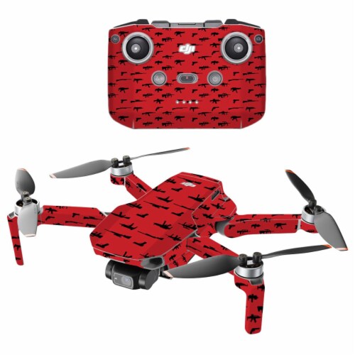 MightySkins DJMAVMIN2021-Guns Compatible with DJI Mini 2 Portable Drone - Guns Perspective: front