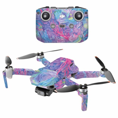 MightySkins DJMAVMIN2021-Dreamy Reef Compatible with DJI Mini 2 Portable Drone - Dreamy Reef Perspective: front