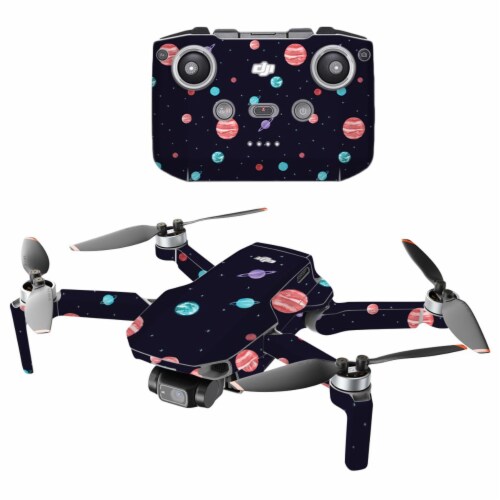 MightySkins DJMAVMIN2021-Bright Night Sky Compatible with DJI Mini 2 Portable Drone - Bright Perspective: front