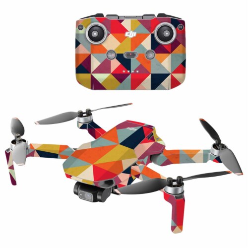 MightySkins DJMAVMIN2021-Bright And Happy Compatible with DJI Mini 2 Portable Drone - Bright Perspective: front