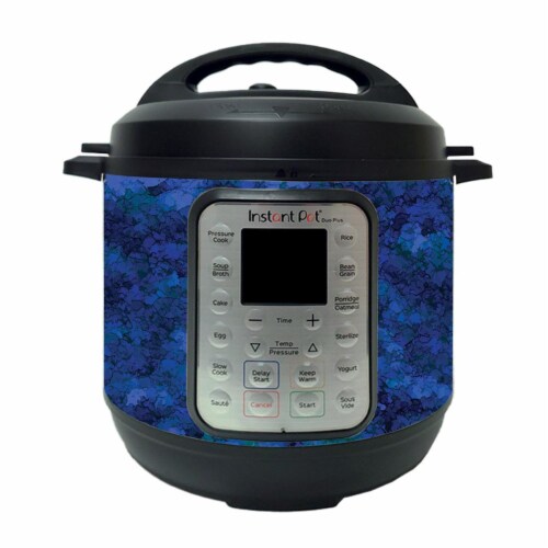 MightySkins INPTDO6QT-Blue Ice Skin Compatible with Instant Pot Duo 6 qt. - Blue Ice Perspective: front