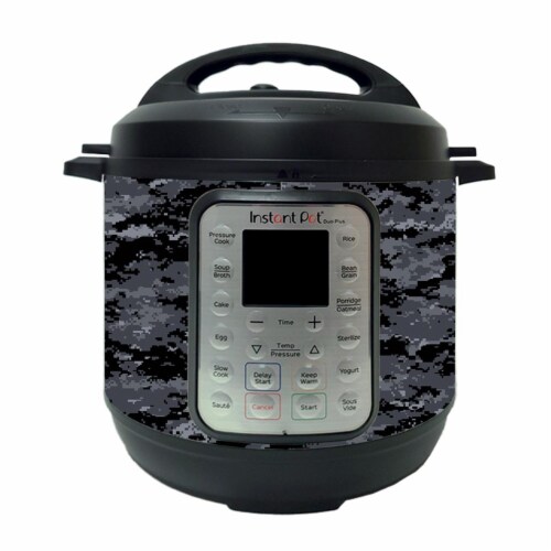 MightySkins INPTDO6QT-Digital Camo Skin Decal Wrap for Instant Pot Duo 6 qt. Sticker - Digita Perspective: front