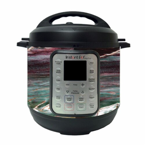 MightySkins INPTDO6QT-Grunge Marble Skin Compatible with Instant Pot Duo 6 qt. - Grunge Marbl Perspective: front
