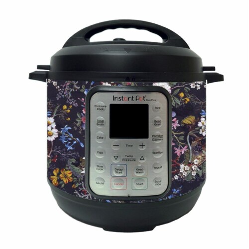 MightySkins INPTDO6QT-Midnight Blossom Skin Compatible with Instant Pot Duo 6 qt. - Midnight Perspective: front