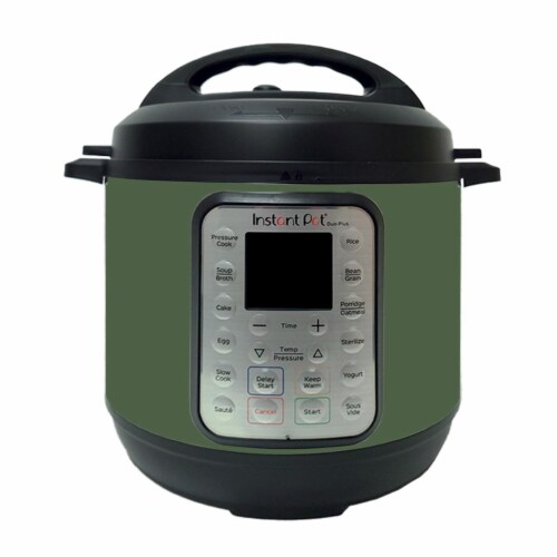 MightySkins INPTDO6QT-Solid Olive Skin Decal Wrap for Instant Pot Duo 6 qt. Sticker - Solid O Perspective: front