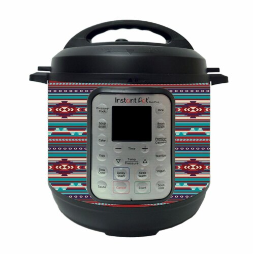 MightySkins INPTDO6QT-Southwest Stripes Skin Decal Wrap for Instant Pot Duo 6 qt. Sticker - S Perspective: front