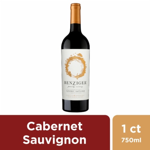 Benziger Family Winery Cabernet Sauvignon California Red Wine Perspective: front