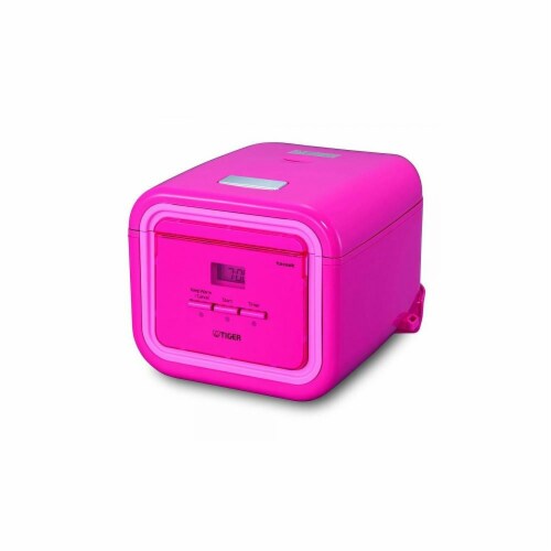 Micom 3-Cup Pink Rice Cooker with Tacook Cooking Plate